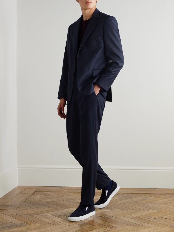 Regular-Fit Wool-Flannel Suit Jacket - OU