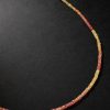 Gold Beaded Sapphire Necklace Gold Beaded Sapphire Necklace