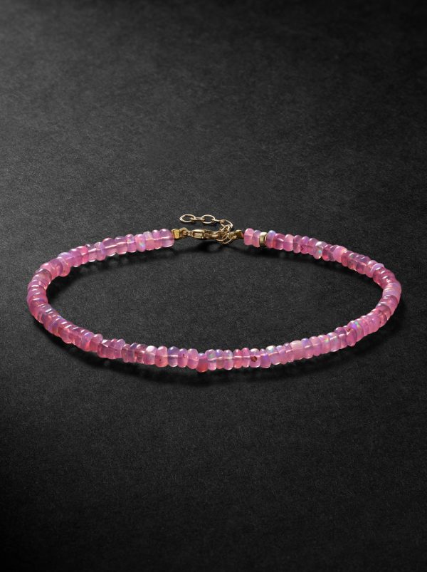 Gold Opal Beaded Bracelet Gold Opal Beaded Bracelet