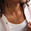Gold Opal Beaded Necklace - FR
