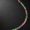 Gold Opal Beaded Necklace