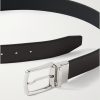 3cm Reversible Full-Grain Leather Belt - E1