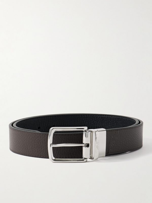 3cm Reversible Full-Grain Leather Belt