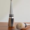 Set of Two Horn and Stainless Steel Bottle Stoppers - CU Set of Two Horn and Stainless Steel Bottle Stoppers - CU