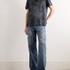 Logo-Embroidered Tie-Dyed Cotton-Jersey T-Shirt - OU