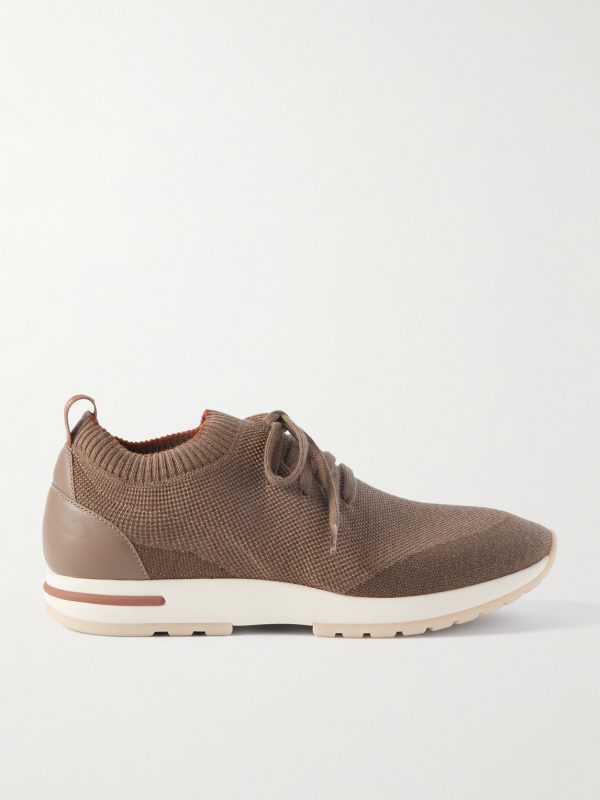 360 Flexy Walk Leather-Trimmed Wish® Wool Sneakers 360 Flexy Walk Leather-Trimmed Wish® Wool Sneakers