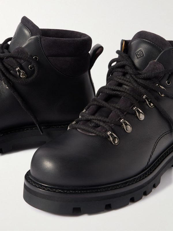 Beinn Walk Shearling-Lined Leather and Padded Suede Boots - CU