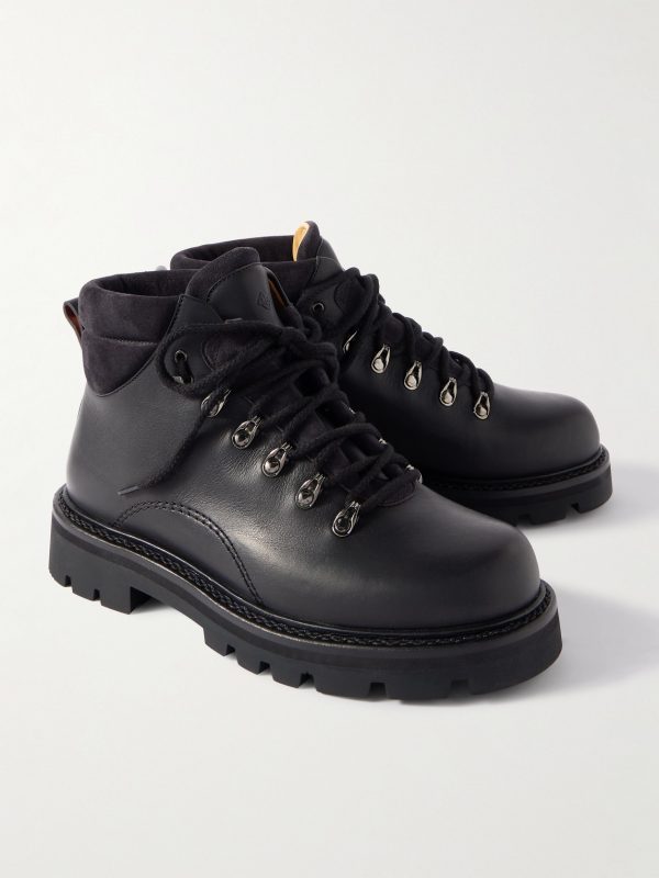 Beinn Walk Shearling-Lined Leather and Padded Suede Boots - FR