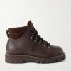 Beinn Walk Shearling-Lined Leather and Padded Suede Boots
