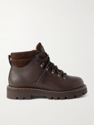 Beinn Walk Shearling-Lined Leather and Padded Suede Boots Beinn Walk Shearling-Lined Leather and Padded Suede Boots