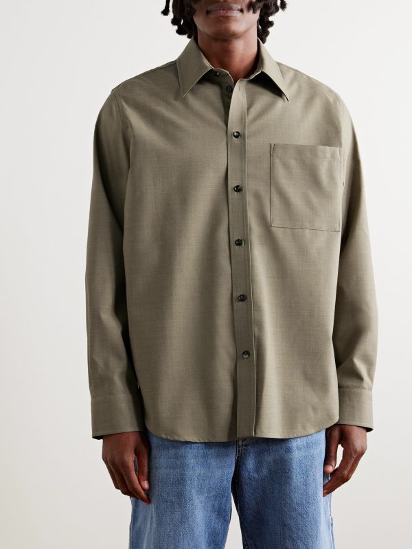 Wool-Twill Shirt - FR Wool-Twill Shirt - FR