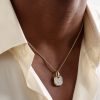 Octagonal Amulet 18-Karat Gold Diamond Pendant - FR Octagonal Amulet 18-Karat Gold Diamond Pendant - FR