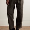 Slater Straight-Leg Pleated Jeans - FR Slater Straight-Leg Pleated Jeans - FR