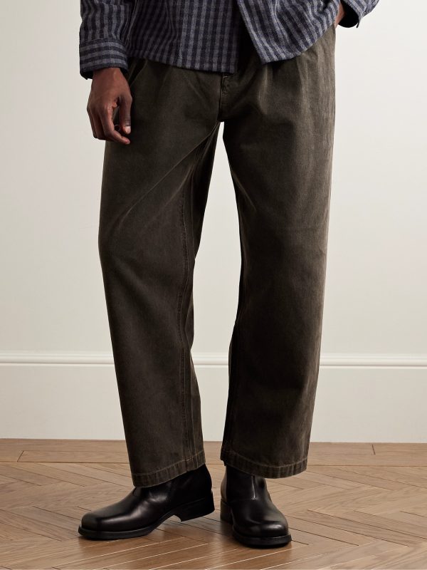 Slater Straight-Leg Pleated Jeans - FR Slater Straight-Leg Pleated Jeans - FR
