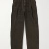 Slater Straight-Leg Pleated Jeans Slater Straight-Leg Pleated Jeans