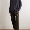 Slater Straight-Leg Pleated Jeans - OU Slater Straight-Leg Pleated Jeans - OU