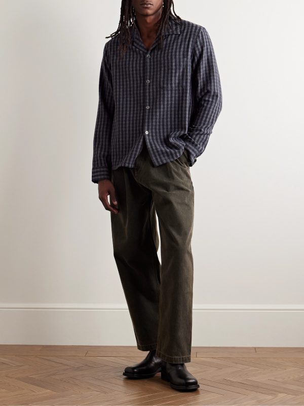 Slater Straight-Leg Pleated Jeans - OU Slater Straight-Leg Pleated Jeans - OU