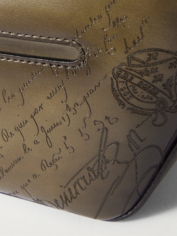 Toujours Scritto Venezia Leather Messenger Bag - CU