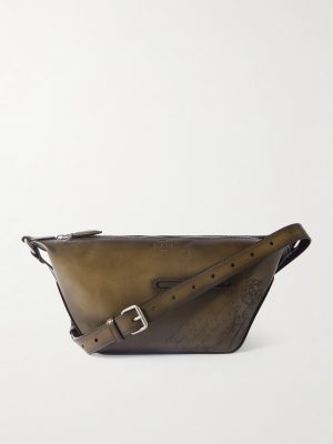 Toujours Scritto Venezia Leather Messenger Bag