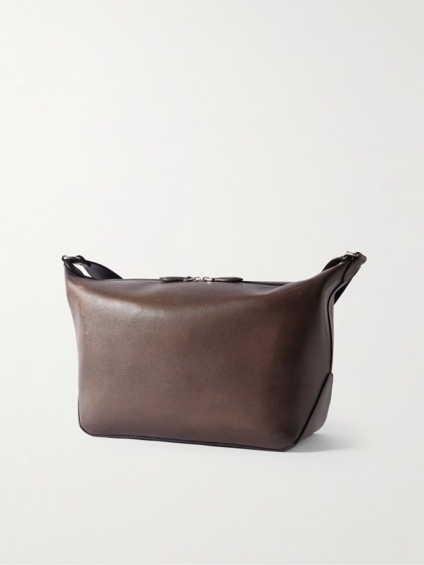 Toujours Scritto Venezia Leather Messenger Bag - BK Toujours Scritto Venezia Leather Messenger Bag - BK
