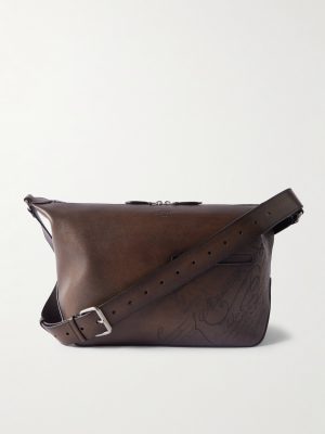 Toujours Scritto Venezia Leather Messenger Bag