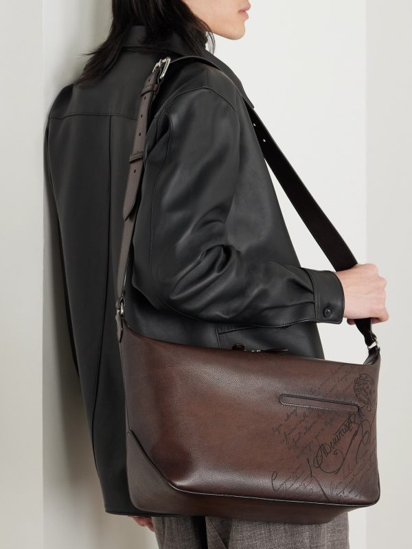 Toujours Scritto Venezia Leather Messenger Bag - OU Toujours Scritto Venezia Leather Messenger Bag - OU