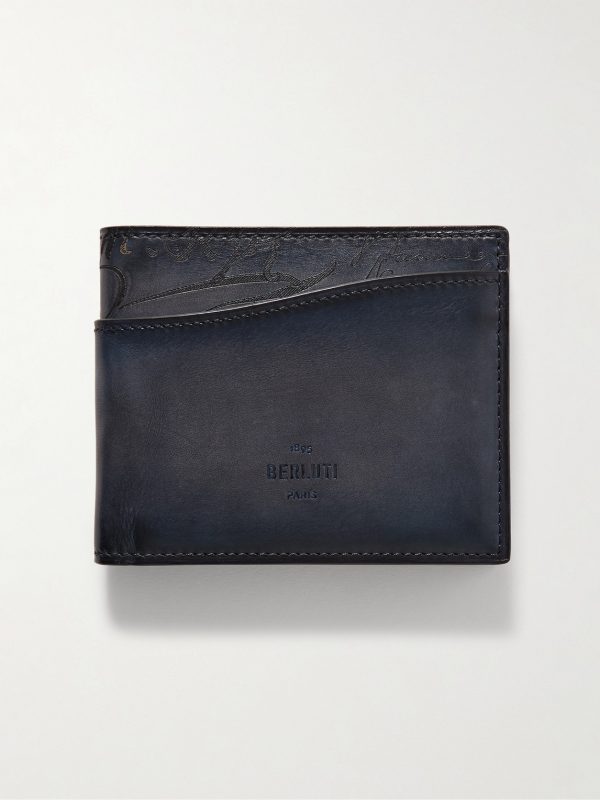 Makore Neo Scritto Venezia Leather Billfold Wallet Makore Neo Scritto Venezia Leather Billfold Wallet