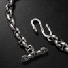 Open-Link™ Sterling Silver Diamond Wallet Chain - BK