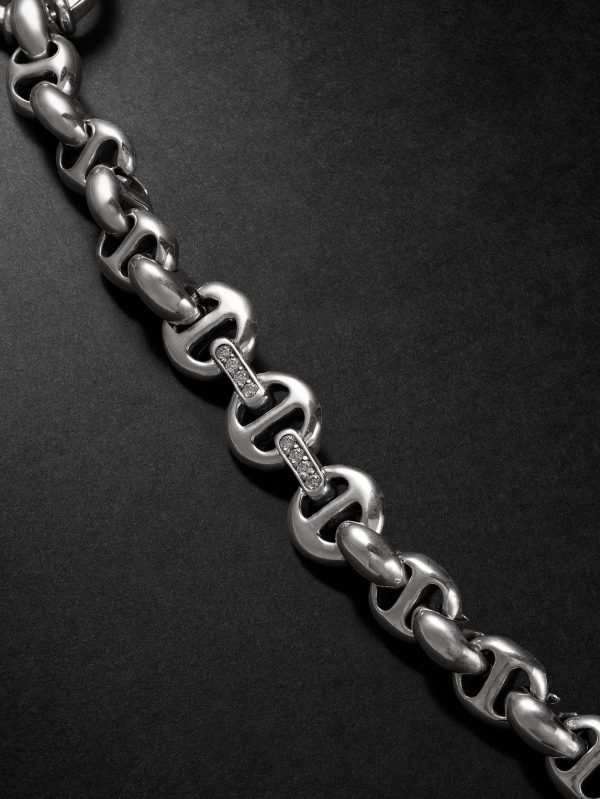 Open-Link™ Sterling Silver Diamond Wallet Chain - CU