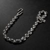 Open-Link™ Sterling Silver Diamond Wallet Chain