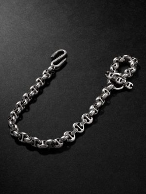 Open-Link™ Sterling Silver Diamond Wallet Chain Open-Link™ Sterling Silver Diamond Wallet Chain