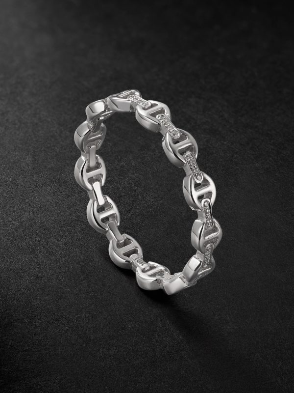 Micro Dame II 18-Karat White Gold Diamond Ring Micro Dame II 18-Karat White Gold Diamond Ring