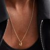 Dame Tri-Link 18-Karat Gold Pendant - OU Dame Tri-Link 18-Karat Gold Pendant - OU