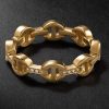 Dame Tri-Link 18-Karat Gold Diamond Ring - BK