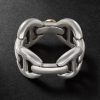 Affix Quad Sterling Silver and 18-Karat Gold Ring - BK