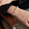 Sterling Silver and 18-Karat Gold Diamond Bracelet - FR Sterling Silver and 18-Karat Gold Diamond Bracelet - FR