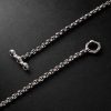 Micro Open-Link™ Sterling Silver Chain Necklace - BK Micro Open-Link™ Sterling Silver Chain Necklace - BK