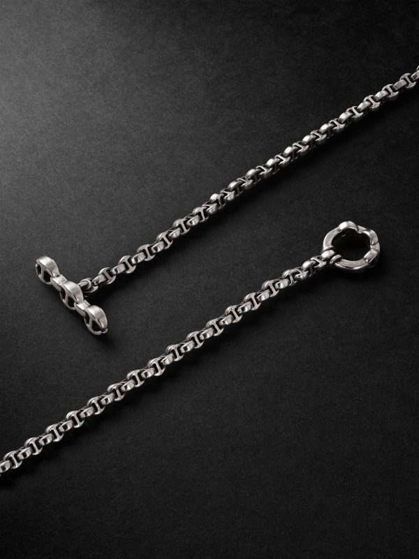 Micro Open-Link™ Sterling Silver Chain Necklace - BK Micro Open-Link™ Sterling Silver Chain Necklace - BK