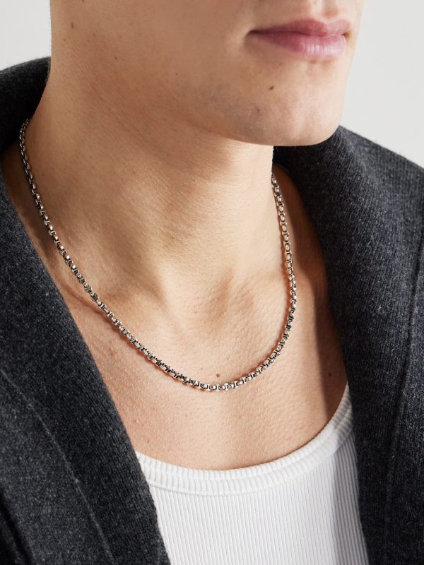 Micro Open-Link™ Sterling Silver Chain Necklace - FR Micro Open-Link™ Sterling Silver Chain Necklace - FR