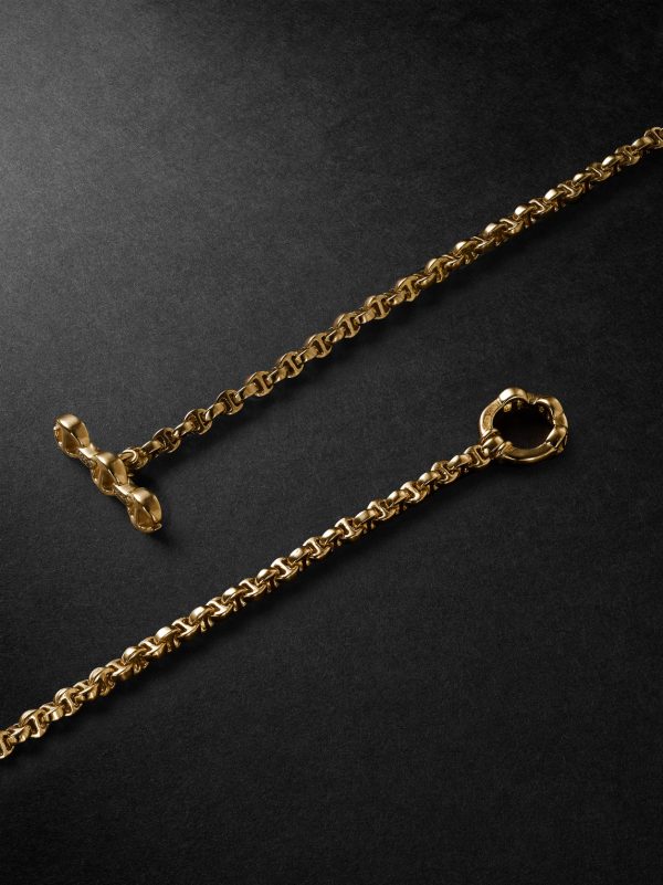 Micro Open-Link™ 18-Karat Gold Diamond Chain Necklace - BK Micro Open-Link™ 18-Karat Gold Diamond Chain Necklace - BK