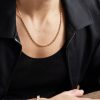 Micro Open-Link™ 18-Karat Gold Diamond Chain Necklace - FR Micro Open-Link™ 18-Karat Gold Diamond Chain Necklace - FR