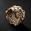 Sacred Melted Series 18-Karat Gold Diamond Ring Sacred Melted Series 18-Karat Gold Diamond Ring