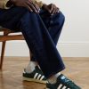 Roelee SPZL Leather-Trimmed Suede Sneakers - OU Roelee SPZL Leather-Trimmed Suede Sneakers - OU