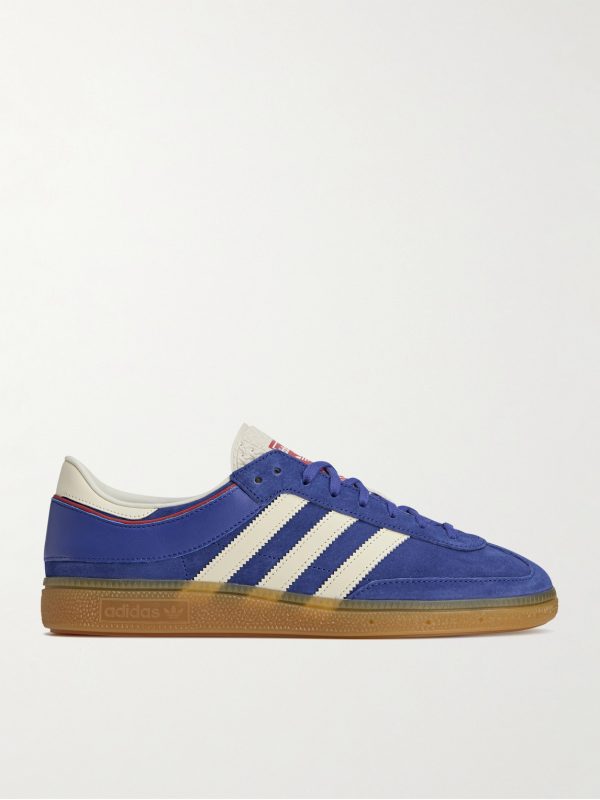 Handball Cup SPZL Leather-Trimmed Suede Sneakers