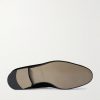 Mario Grosgrain-Trimmed Velvet Loafers - E1