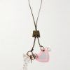 Le City 2 Embellished Textured-Leather, Silver- and Gold-Tone Key Fob Le City 2 Embellished Textured-Leather, Silver- and Gold-Tone Key Fob