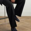 Modena Leather-Trimmed Suede Loafers - OU Modena Leather-Trimmed Suede Loafers - OU