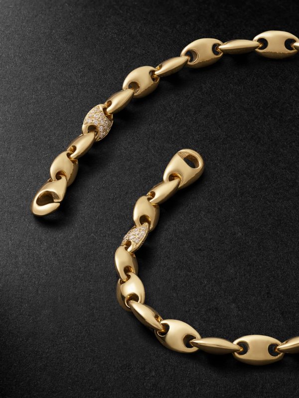 Neo 18-Karat Gold Diamond Chain Bracelet - BK Neo 18-Karat Gold Diamond Chain Bracelet - BK