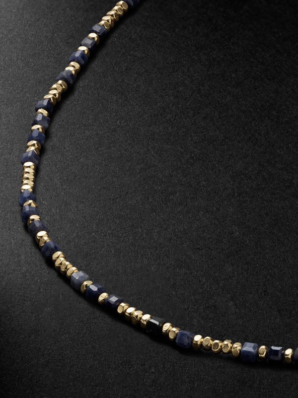 Percep 18-Karat Gold Sapphire Necklace - CU Percep 18-Karat Gold Sapphire Necklace - CU