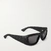 Intrecciato D-Frame Acetate Sunglasses - FR